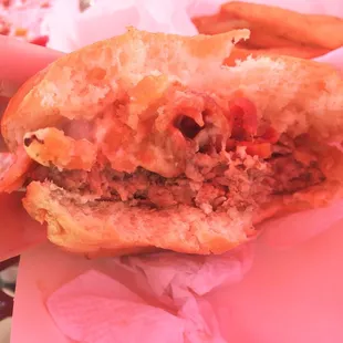 BBQ jalapeño burger 1/2lb