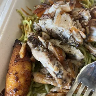 Chicken Garlic Herb Noodles