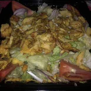 Chicken shawarma salad - great choice