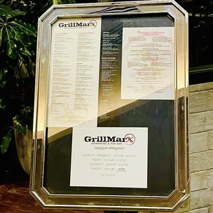 The outside menus