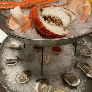 Seafood Tower - Dinner with my King!  AKA my Love