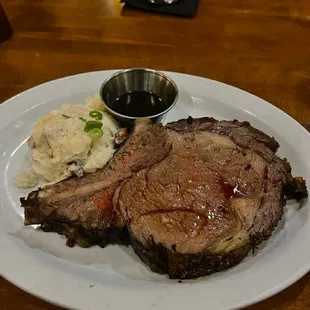 Delicious (Medium Cooked) Prime Rib.