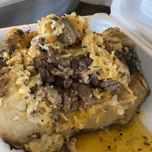 Inside the Grilled Steak Potato
