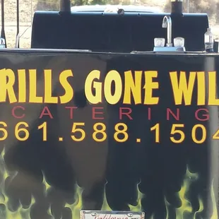 This is what you call a full service B BQ rig!