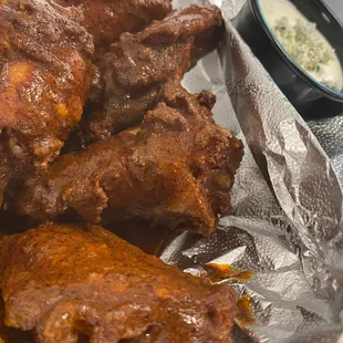 Nashville Hot Cayenne wings