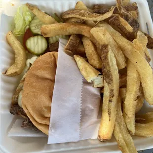Grillshack Burger and fries