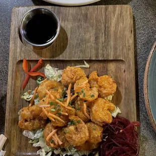 a plate of food