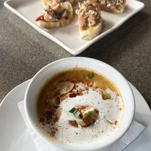Pumpkin Crab Bisque