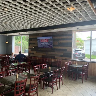 Restaurant interior.