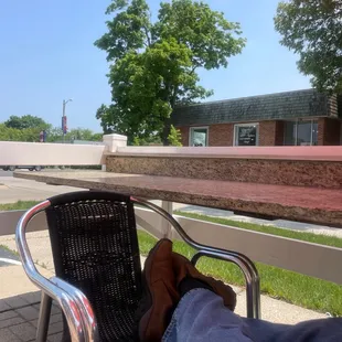 I was able to just chill on the outside and make myself comfortable, without any distractions.