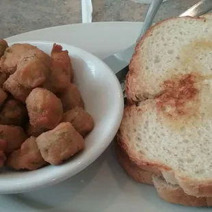 Fried Okra and Patty Melt