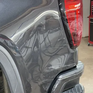 Owner was told by body shop the bedside needed to be cut out and replaced