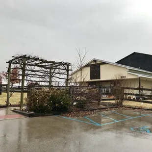 From the parking lot