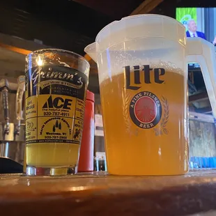 Pitcher of Spotted Cow