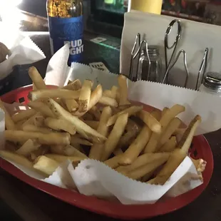 Single order of fries - plenty big