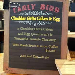 Early bird special