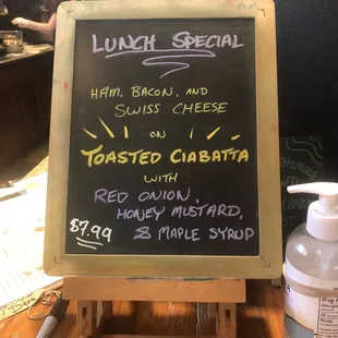 Their lunch special that came with a side and drink