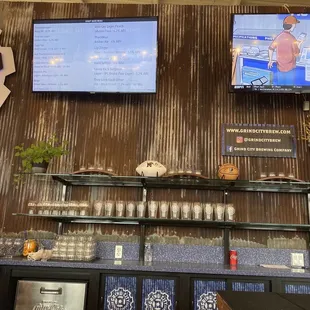 the bar and menu