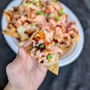 Poke nachos (IG: hangryforwhat)