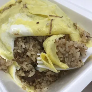 Pork Adobo Fried Rice Plate