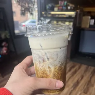 Small Cold brew with cardamom cold foam