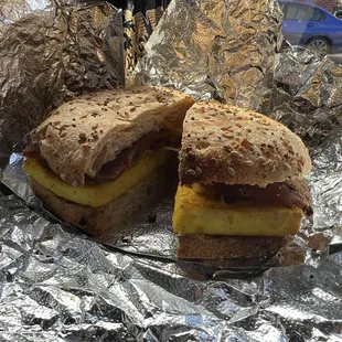 The classic breakfast sandwich