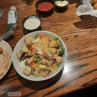 Side salad with meal