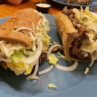 Steak Grinder on Wheat + add mushrooms