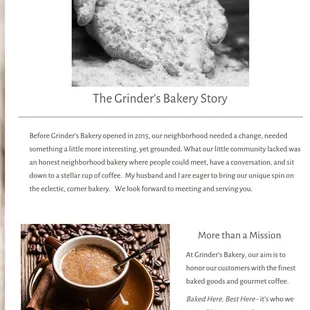 a cup of coffee and a crochet