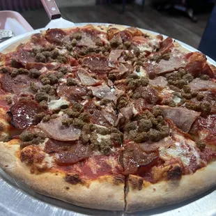 all meat specialty pizza