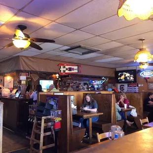 people sitting at the bar