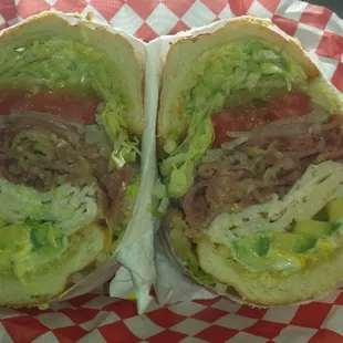 PASTRAMI SUPER CLUB!
HOT PASTRAMI, TURKEY, BACON, AVOCADO
and EVERYTHING!
