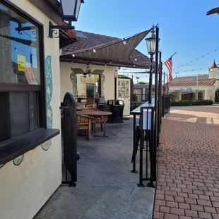 Outside seating