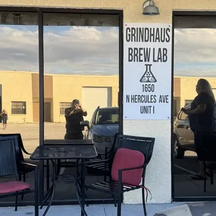 the outside of the building