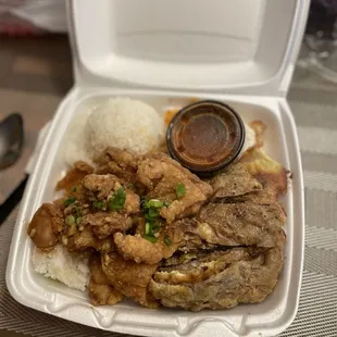 chicken wings and fried chicken, food