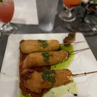 Fried Cheese on a Sticks