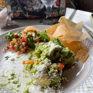 Chips and guacamole