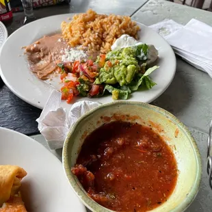 Salsa, part of sides plate