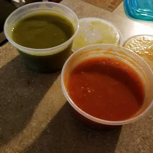 Fresh salsa (in the meat market section)