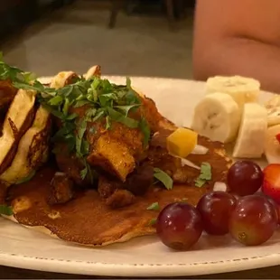 Al Pastor Pancake tacos