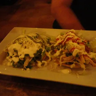 Chicken Tostadas.