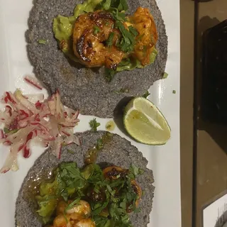 Honey Glazed Shrimp Tacos.