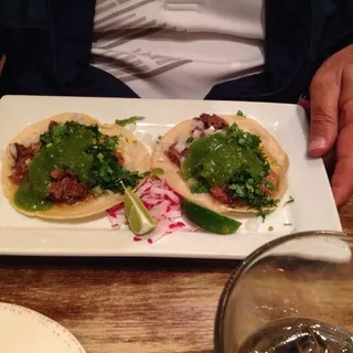 Duck Tacos.