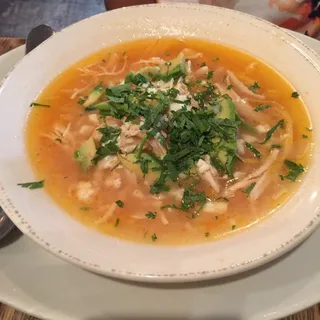 Chicken & Avocado Soup.