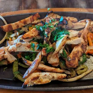 Chicken fajitas