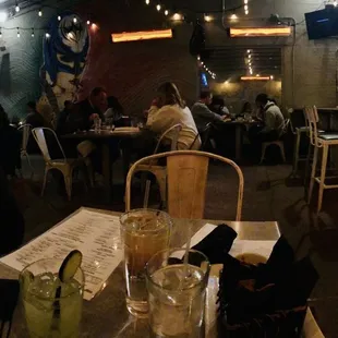 Outdoor patio in Bethesda during COVID sadness