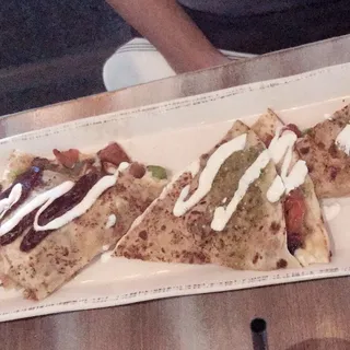 Vegetable Quesadillas.