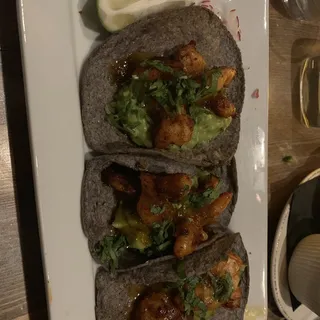 Honey Glazed Shrimp Tacos.