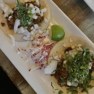 Plant-based Chorizo Tacos (Vegan)