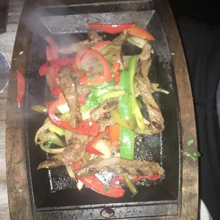 Steak Fajitas.